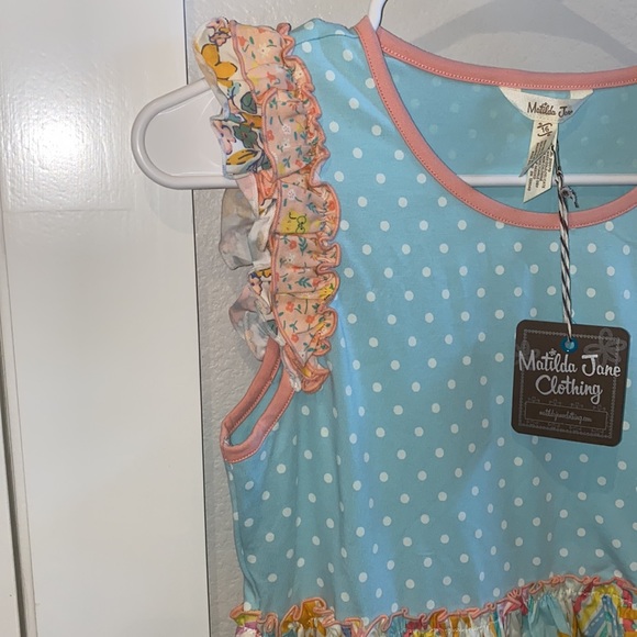 New with Tags Size 16 Matilda Jane Sun Rainbow Print Dress with pockets 🌈 - Picture 2 of 7
